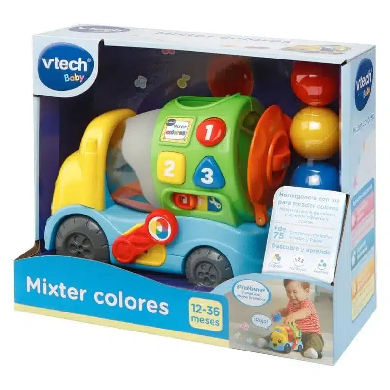 Camión hormigonera infantil Mixter canciones y melodias 80-601922 VTECH - Imagen 3