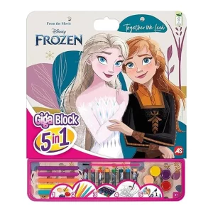 Cefa Toys Actividades Giga Block 5 en 1 Frozen 21882