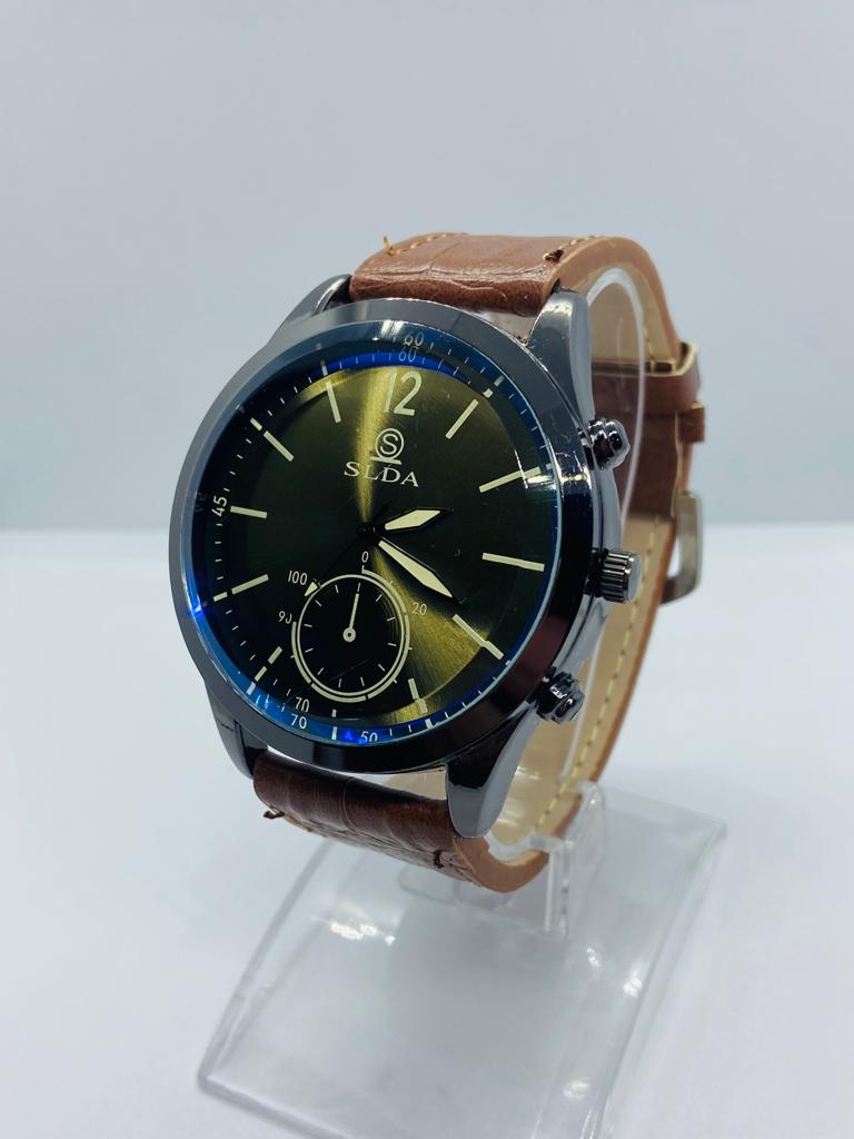 Reloj de Hombre de Forma Redondo Correa Cafe (NA) - Imagen 2