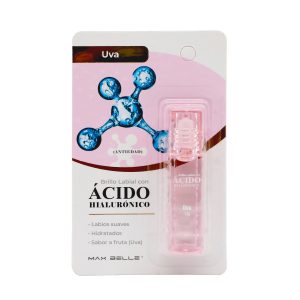 Balsamo y Brillo Labial Con Acido Hialurónico Aroma Uva