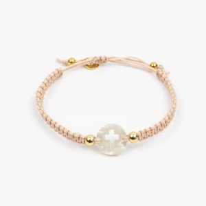 Pulsera Macramé Cruz