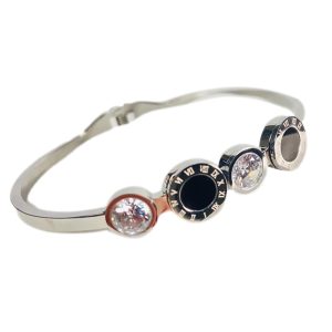 Pulsera Brazal ‘Circulos’ Elegante Color Plata n8