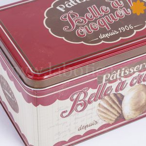 Caja metálica Patisserie Belle a Croquer ! Genial para Guardar Galletas